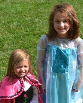Our own Elsa and Anna