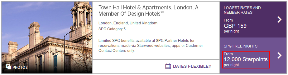 Starwood London 2