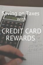 Saving on Taxes with Credit Cards