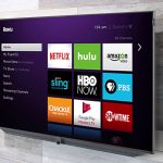 Roku Home Screen on HDTV