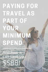 Travel as Minimum Spend