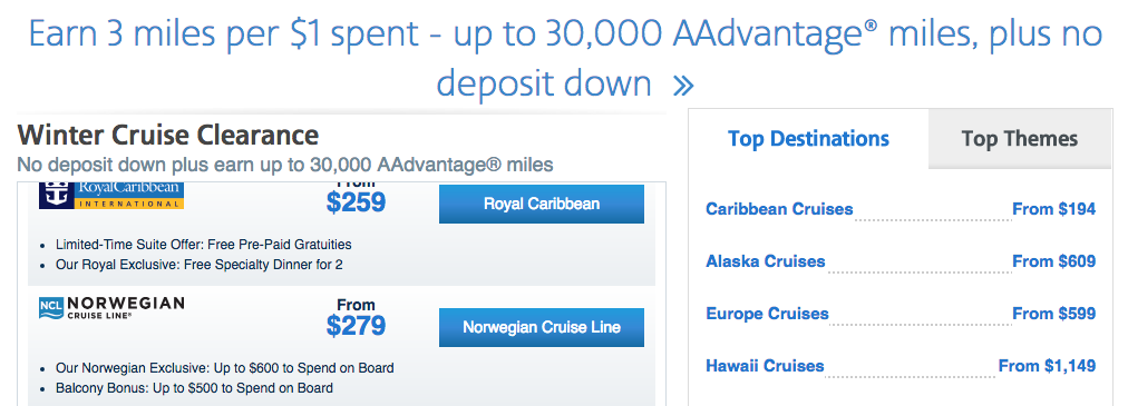 American Airlines Cruises